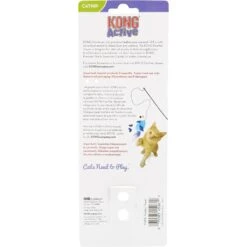 KONG Active Feather Teaser Cat Toy, Color Varies 19 KONG Active Feather Teaser Cat Toy, Color Varies -Furry Friends 66578 PT8. AC SS1800 V1602882679