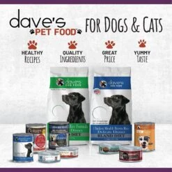 Dave's Pet Food Naturally Healthy Grain-Free Beef & Chicken Dinner Canned Cat Food 11 Dave's Pet Food Naturally Healthy Grain-Free Beef & Chicken Dinner Canned Cat Food -Furry Friends 66739 PT7. AC SS1800 V1517259961