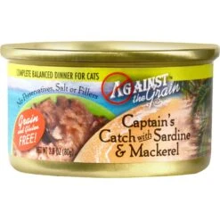 Against The Grain Captain's Catch With Sardine & Mackerel Dinner Grain-Free Canned Cat Food