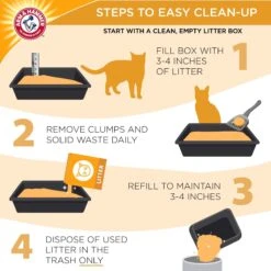 Arm & Hammer Litter Ultra Last Long Lasting Odor Control Clumping Clay Cat Litter -Furry Friends 67044 PT5. AC SS1800 V1663797445