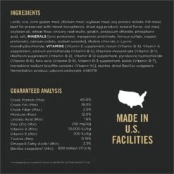 Purina Pro Plan Adult Sensitive Skin & Stomach Lamb & Rice Formula Dry Cat Food -Furry Friends 67888 PT5. AC SS1800 V1649202693