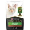 Purina Pro Plan Adult Indoor Hairball Management Salmon & Rice Formula Dry Cat Food -Furry Friends 67895 MAIN. AC SS1800 V1633994197