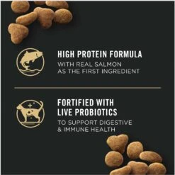 Purina Pro Plan Adult Indoor Hairball Management Salmon & Rice Formula Dry Cat Food -Furry Friends 67895 PT3. AC SS1800 V1633987277