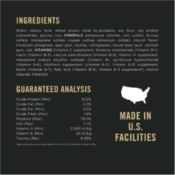 Purina Pro Plan Focus Adult Weight Management Ground Turkey & Rice Entree Canned Cat Food -Furry Friends 67917 PT4. AC SS1800 V1636671108