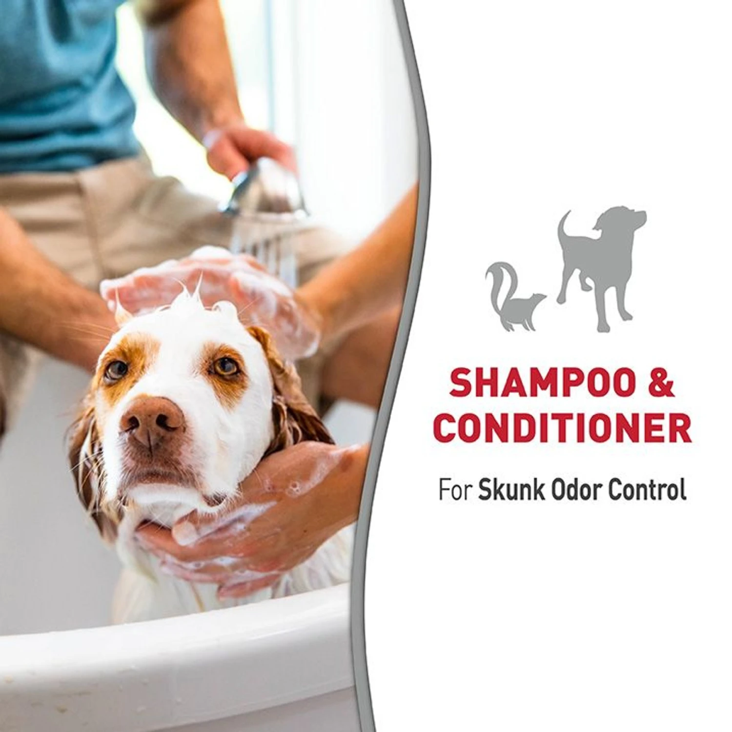 Nature's Miracle Skunk Odor Control Lavender Scent Dog Shampoo & Conditioner, 32-oz Bottle 6 Nature's Miracle Skunk Odor Control Lavender Scent Dog Shampoo & Conditioner, 32-oz Bottle - Image 4
