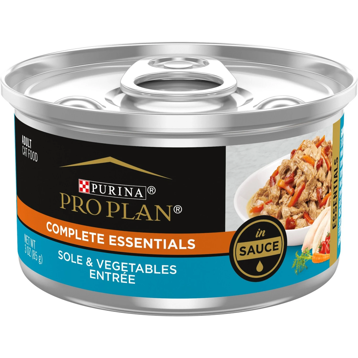 Purina Pro Plan Adult Sole & Vegetable Entree In Sauce Canned Cat Food 3 Purina Pro Plan Adult Sole & Vegetable Entree In Sauce Canned Cat Food