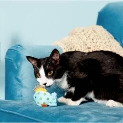 Multipet Look Who's Talking Fish Plush Cat Toy With Catnip -Furry Friends 68013 PT5. AC SS1800 V1525720061