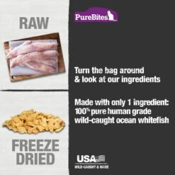 PureBites Ocean Whitefish Freeze-Dried Raw Cat Treats -Furry Friends 68237 PT3. AC SS1800 V1677594457