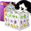 Cat Amazing Mega-Interactive Treat Maze & Puzzle Cat Toy, White -Furry Friends 685438 MAIN. AC SS1800 V1669738442