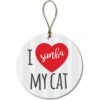 Custom Personalization Solutions I Love My Cat Personalized Christmas Tree Ornament -Furry Friends 686070 MAIN. AC SS1800 V1668018883