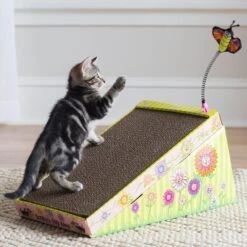 Fat Cat Big Mama's Scratch 'N Play Ramp Cat Toy -Furry Friends 68607 PT2. AC SS1800 V1602294359