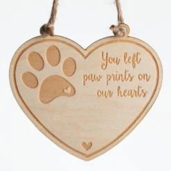 Custom Personalization Solutions Pet Memorial Wooden Personalized Christmas Tree Ornament -Furry Friends 686118 PT4. AC SS1800 V1668023587