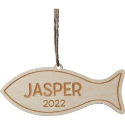 Custom Personalization Solutions Sweet Kitty Wooden Personalized Christmas Tree Ornament