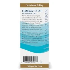Nordic Naturals Omega-3 Cat Supplement, 2-oz Bottle -Furry Friends 689902 PT3. AC SS1800 V1667338081