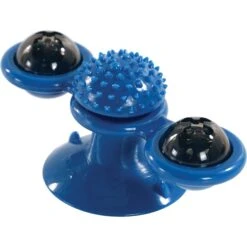 Pets Know Best Purrfect Spinner Cat Toy, Blue -Furry Friends 691606 PT5. AC SS1800 V1667517602