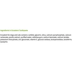 Vetoquinol Enzadent Enzymatic Poultry Flavor Dog & Cat Toothpaste & Vetoquinol Enzadent Dual-Ended Dog & Cat Toothbrush -Furry Friends 693006 PT3. AC SS1800 V1669125712