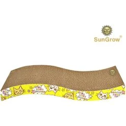 SunGrow Cardboard Cat & Rabbit Scratcher Bed, Scratch Pad For Indoor Pets 8 SunGrow Cardboard Cat & Rabbit Scratcher Bed, Scratch Pad For Indoor Pets -Furry Friends 693142 PT2. AC SS1800 V1694706683
