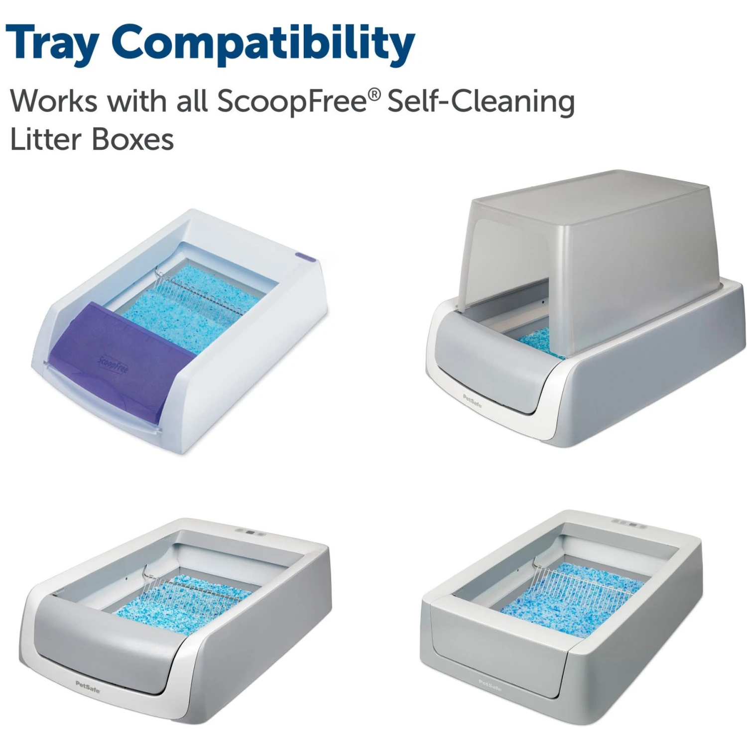 PetSafe ScoopFree Premium Crystal Litter 2-Pack & PetSafe ScoopFree Complete Reusable Litter Tray 11 PetSafe ScoopFree Premium Crystal Litter 2-Pack & PetSafe ScoopFree Complete Reusable Litter Tray - Image 9