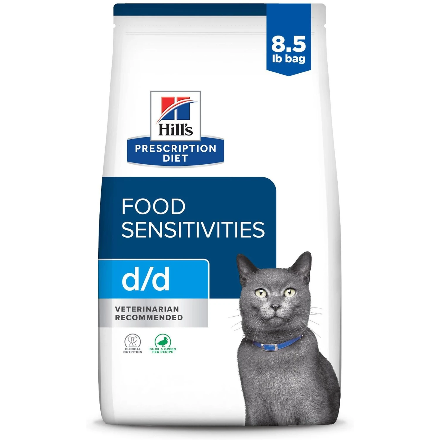 Hill's Prescription Diet D/d Skin/Food Sensitivities Duck & Green Pea Dry Cat Food 3 Hill's Prescription Diet D/d Skin/Food Sensitivities Duck & Green Pea Dry Cat Food