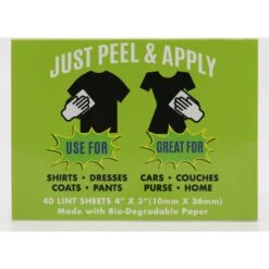 FurZapper LintZapper Portable Disposable Sheets, White, 3 Count -Furry Friends 699446 PT3. AC SS1800 V1667518502