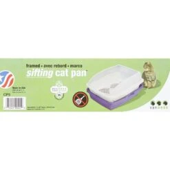 Van Ness Sifting Cat Litter Pan With Frame 17 Van Ness Sifting Cat Litter Pan With Frame -Furry Friends 70447 PT8. AC SS1800 V1536764947