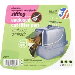 Van Ness Enclosed Sifting Cat Litter Pan -Furry Friends 70453 PT8. AC SS1800 V1536764863