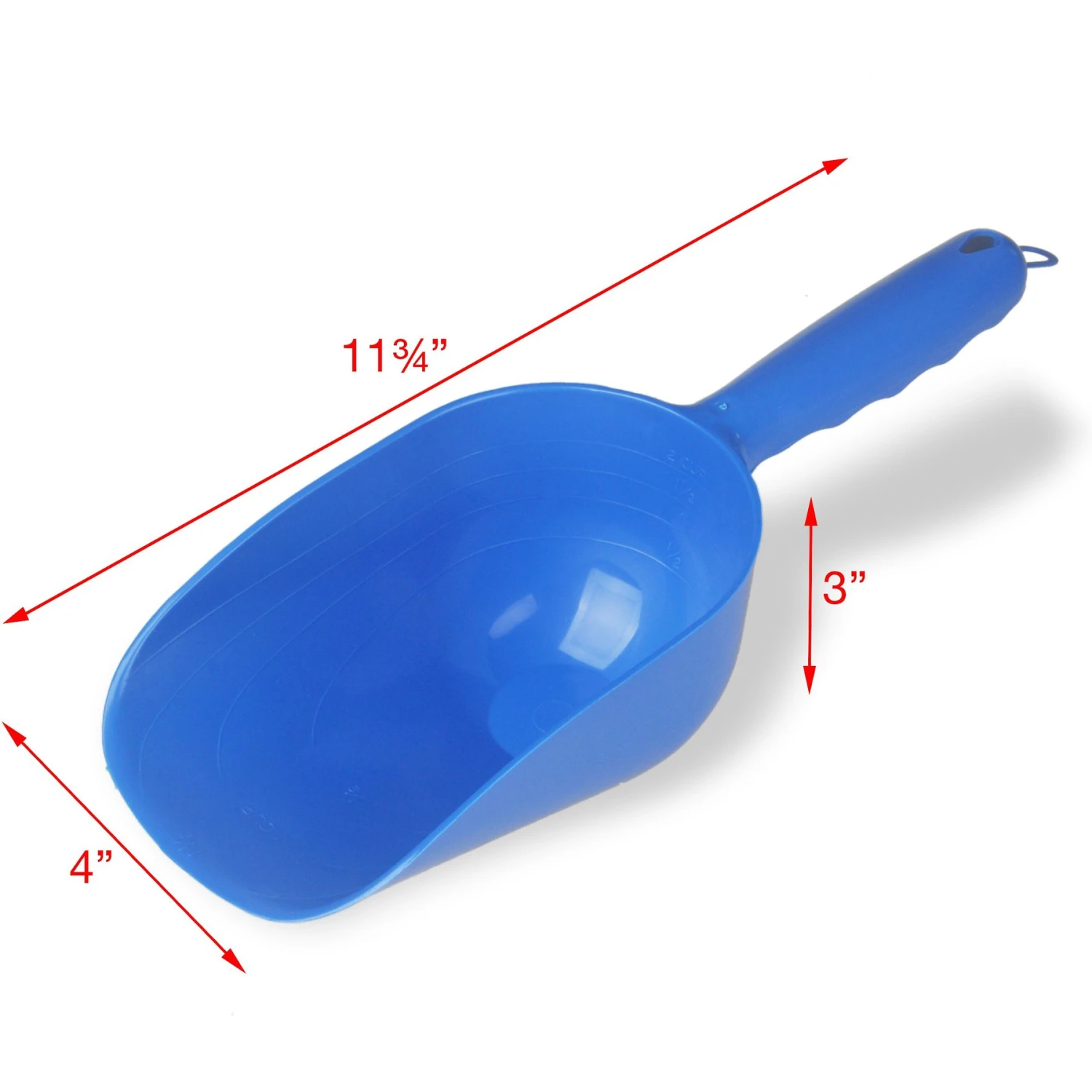 Van Ness Pet Food Scoop, Blue 4 Van Ness Pet Food Scoop, Blue - Image 2