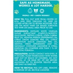 Aunt Fannie's Cleaning Vinegar Bright Lemon Scented Cat Wipes, 35 Count -Furry Friends 705326 PT1. AC SS1800 V1668201826