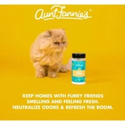 Aunt Fannie's Bright Lemon Scented Cat Carpet Deodorizer, 16-oz Bottle -Furry Friends 705342 PT2. AC SS1800 V1668198322