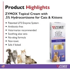 Zymox Enzymatic Cat & Kitten Topical Cream With 0.5% Hydrocortisone, 1-oz Tube 10 Zymox Enzymatic Cat & Kitten Topical Cream With 0.5% Hydrocortisone, 1-oz Tube -Furry Friends 705462 PT2. AC SS1800 V1671721017