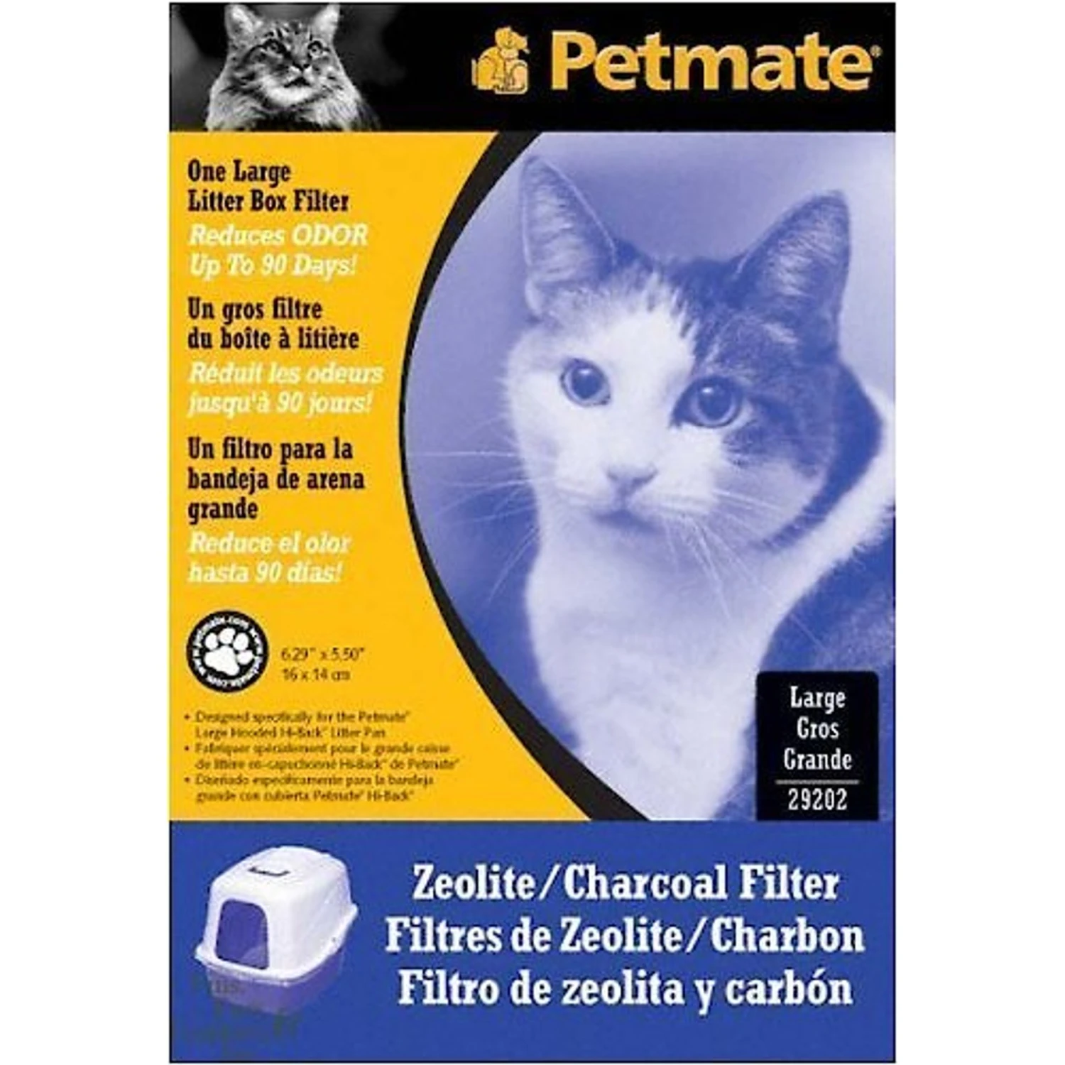 Petmate Zeolite Basic Litter Box Filter 3 Petmate Zeolite Basic Litter Box Filter