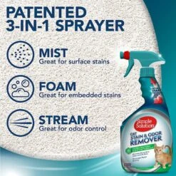 Simple Solution Cat Stain & Odor Remover 10 Simple Solution Cat Stain & Odor Remover -Furry Friends 71109 PT3. AC SS1800 V1588188065