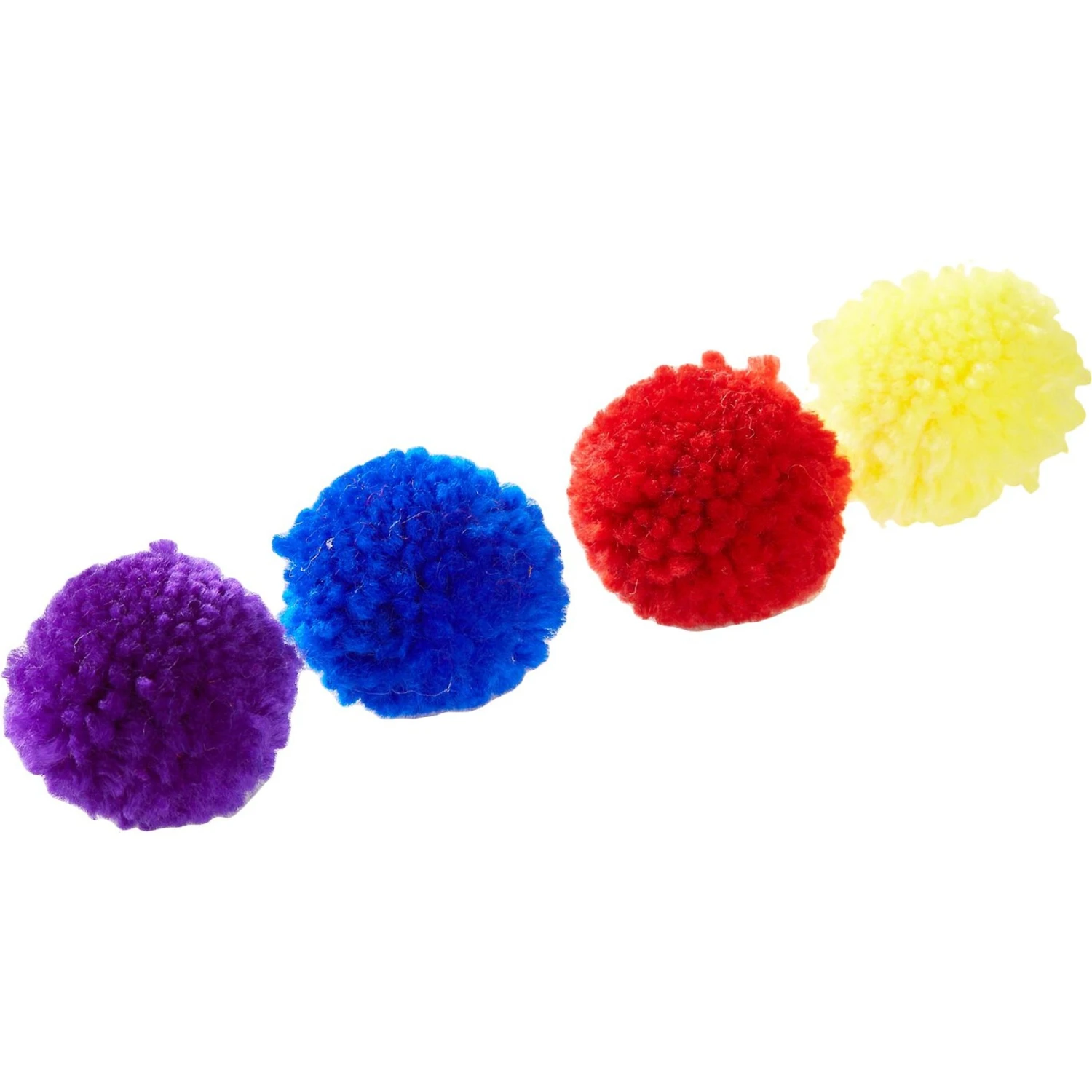 Ethical Pet Wool Pom Poms Cat Toy With Catnip 6 Ethical Pet Wool Pom Poms Cat Toy With Catnip - Image 4