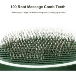 Fido Fave Self-Cleaning UV Sterilization Cat Slicker Brush, Green, Medium 12 Fido Fave Self-Cleaning UV Sterilization Cat Slicker Brush, Green, Medium -Furry Friends 715022 PT1. AC SS1800 V1669397226