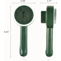 Fido Fave Self-Cleaning UV Sterilization Cat Slicker Brush, Green, Medium 15 Fido Fave Self-Cleaning UV Sterilization Cat Slicker Brush, Green, Medium -Furry Friends 715022 PT4. AC SS1800 V1669397222