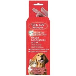 Sentry Petrodex Finger Glove Dog & Cat Toothbrush