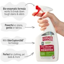 Nature's Miracle Laundry Boost Spot Treatment Laundry Detergent, 32-oz Bottle -Furry Friends 716478 PT5. AC SS1800 V1701115561