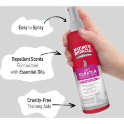 Nature's Miracle Advanced Platinum Cat Scratch Deterrent Spray, 8-oz Bottle -Furry Friends 716582 PT3. AC SS1800 V1701115834