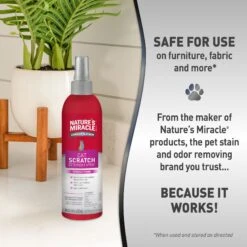Nature's Miracle Advanced Platinum Cat Scratch Deterrent Spray, 8-oz Bottle -Furry Friends 716582 PT4. AC SS1800 V1701115833