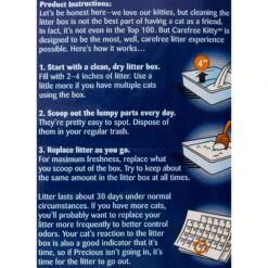 Premium Choice Carefree Fresh Scented Clumping Clay Cat Litter -Furry Friends 71916 PT6. AC SS1800 V1526415503