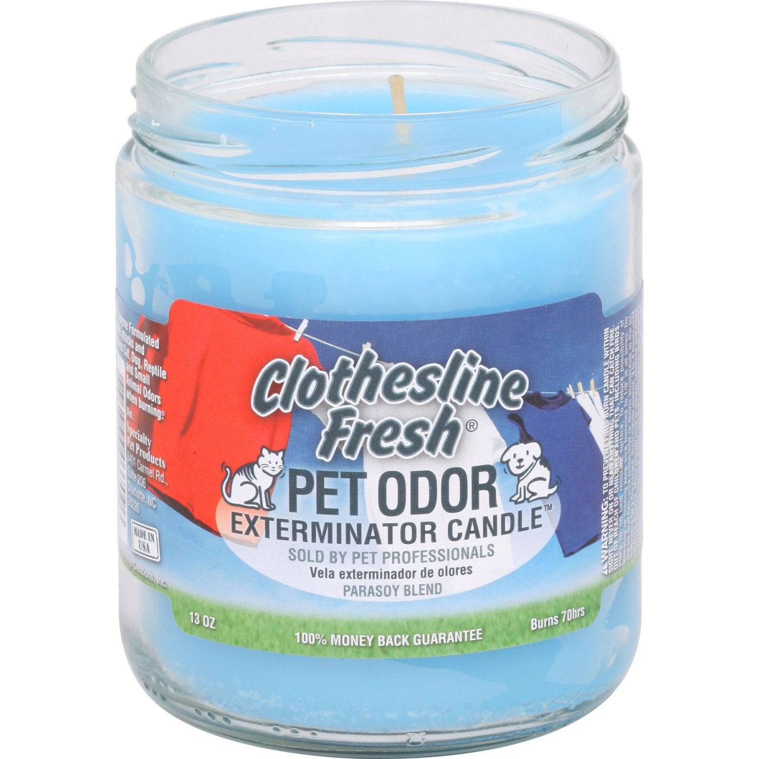 Pet Odor Exterminator Clothesline Fresh Deodorizing Candle 3 Pet Odor Exterminator Clothesline Fresh Deodorizing Candle