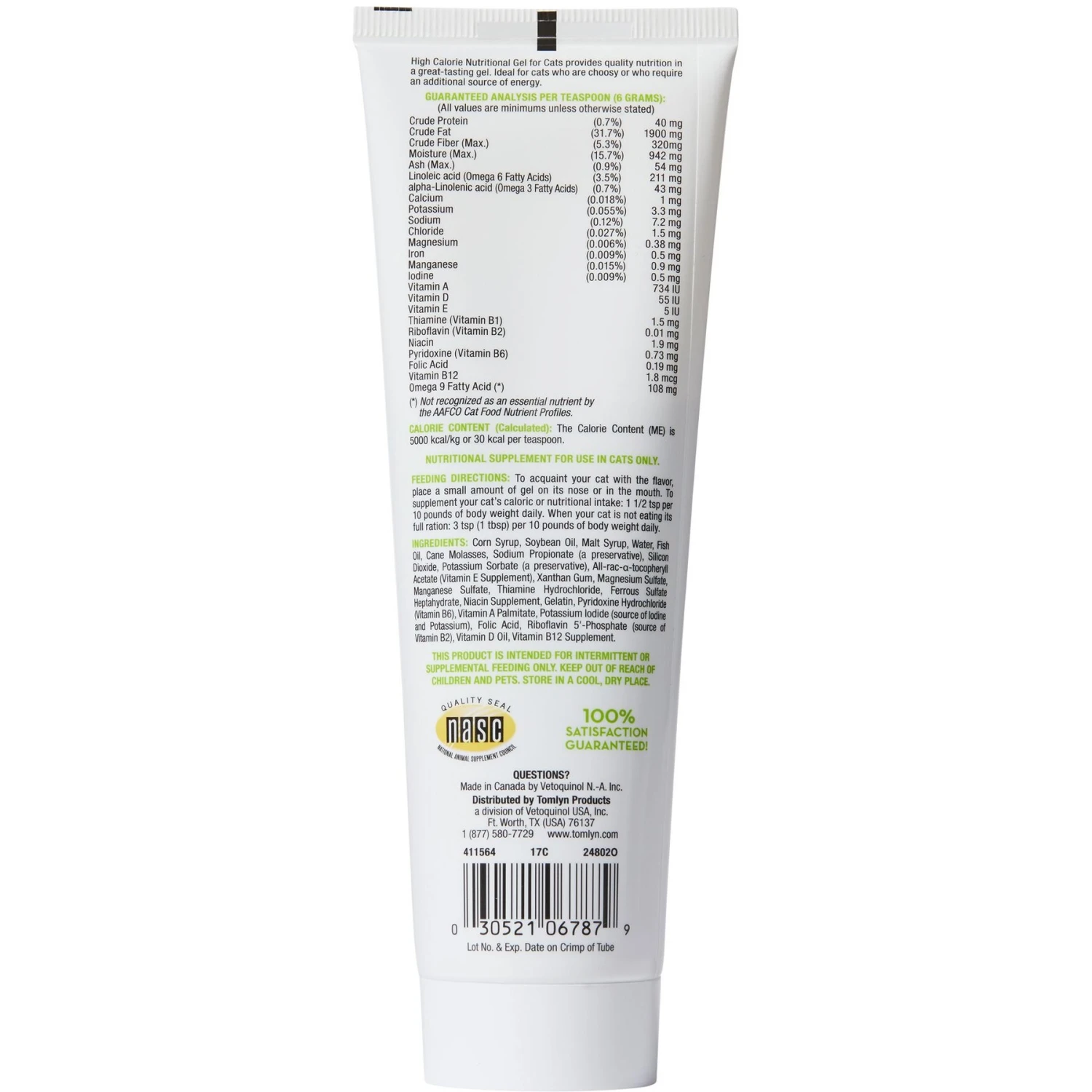 Tomlyn Nutri-Cal Gel High Calorie Supplement For Cats 4 Tomlyn Nutri-Cal Gel High Calorie Supplement For Cats - Image 2