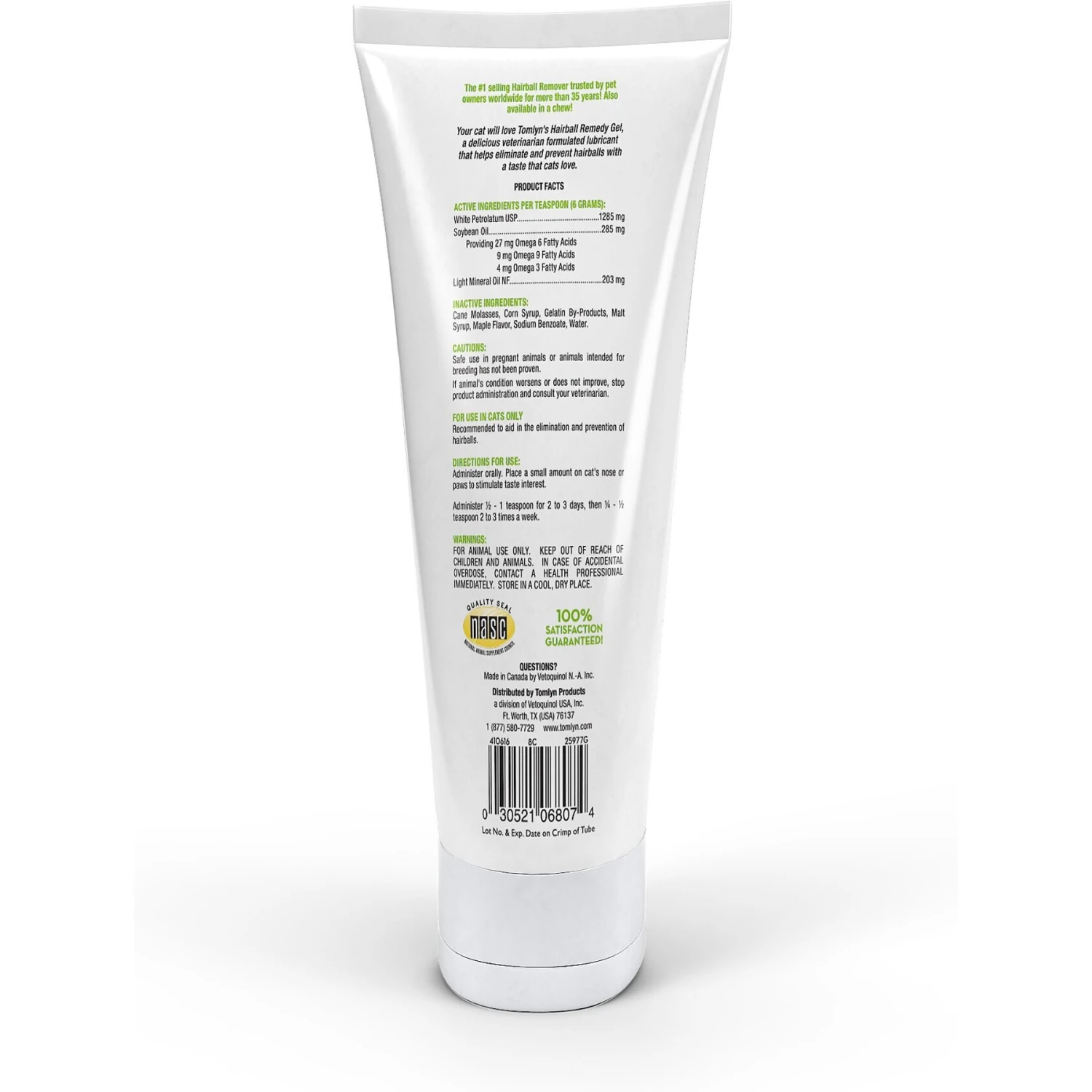 Tomlyn Laxatone Gel Hairball Control Supplement For Cats 4 Tomlyn Laxatone Gel Hairball Control Supplement For Cats - Image 2