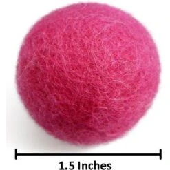 Earthtone Solutions Felted Wool Cat Ball Toy, 6 Count -Furry Friends 729895 PT1. AC SS1800 V1670265456