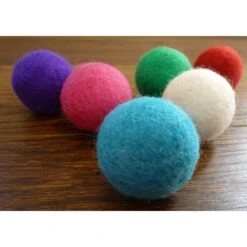 Earthtone Solutions Felted Wool Cat Ball Toy, 6 Count -Furry Friends 729895 PT3. AC SS1800 V1670266058