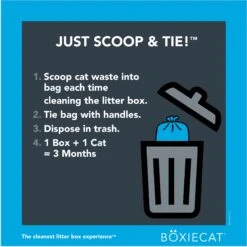 Boxiecat Scoop & Tie Cat Litter Waste Bag, 120 Count 16 Boxiecat Scoop & Tie Cat Litter Waste Bag, 120 Count -Furry Friends 732278 PT6. AC SS1800 V1673466931