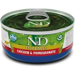 Farmina N&D Prime Chicken & Pomegranate Grain-Free Wet Cat Food, 2.46-oz Can, Case Of 24