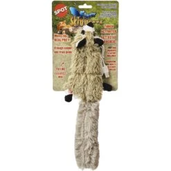 Ethical Pet Flippin' Skinneeez Racoon Exercise Cat Toy With Catnip, Assorted