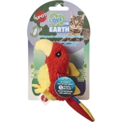 Ethical Pet Love The Earth Parrot Plush Cat Toy With Catnip, Assorted 11 Ethical Pet Love The Earth Parrot Plush Cat Toy With Catnip, Assorted -Furry Friends 736590 PT3. AC SS1800 V1683292206