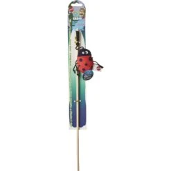 Ethical Pet Love The Earth Insect Teaser Wand Cat Toy With Catnip, Assorted -Furry Friends 736606 PT3. AC SS1800 V1683300874